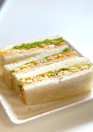 あかりで作る明太マヨの卵サンド-レシピのメイン写真