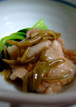 豚腹茆露《ぶたばらじゅんさいつゆ》-レシピのメイン写真
