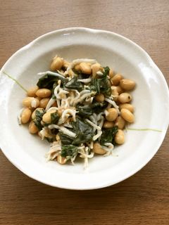 大豆とワカメとしらすのサラダ-レシピのメイン写真