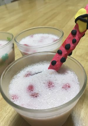 イチゴとミルクの簡単ゼリー( ＾∀＾)-レシピのメイン写真