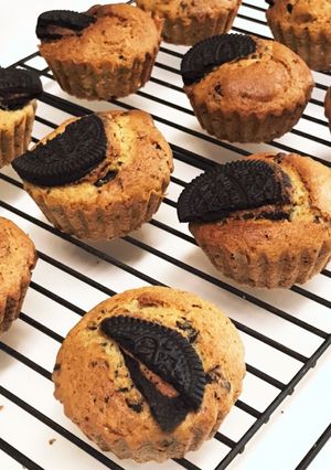 オレオクッキー入りカップケーキ-レシピのメイン写真