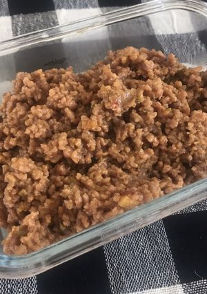 我が家の肉味噌-レシピのメイン写真