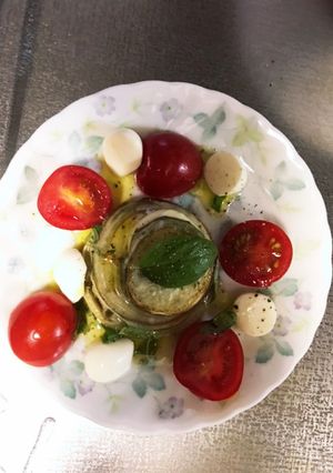 白ナスのカプレーゼ-レシピのメイン写真