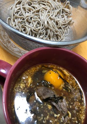 コストコのプルコギビーフざる蕎麦-レシピのメイン写真