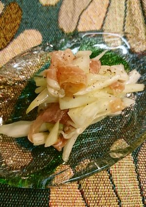 セロリと生ハムの和え物-レシピのメイン写真