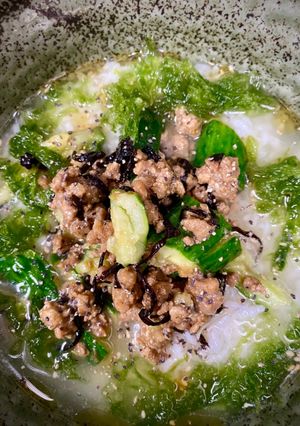 賄い!沖縄風冷やしわさび出汁かけ飯-レシピのメイン写真