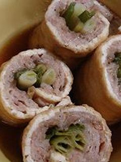 お揚げでじゅわっと豚肉巻き-レシピのメイン写真