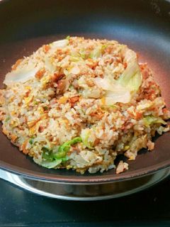 マーガリン風味のレタス焼き飯-レシピのメイン写真