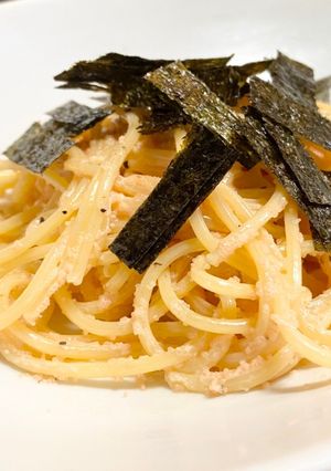 5分で完成☆なんちゃって明太パスタ-レシピのメイン写真