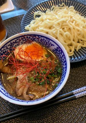 ランチに簡単　丸源風肉そば❁つけめん-レシピのメイン写真