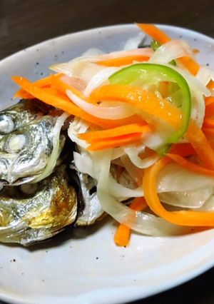 【揚げない】丸ごと小アジの南蛮酢-レシピのメイン写真