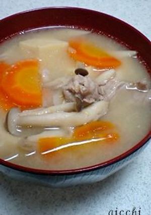 高野豆腐入り豚汁♪-レシピのメイン写真