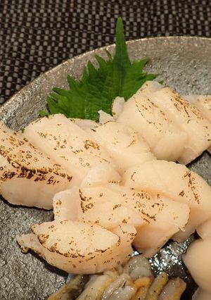 ホタテの炙り刺し-レシピのメイン写真
