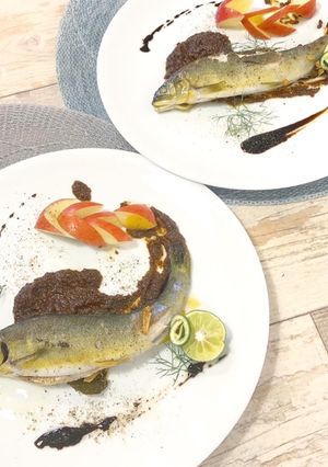 鮎のコンフィ-レシピのメイン写真