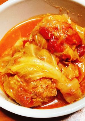 キャベツたっぷりトマト煮込み-レシピのメイン写真