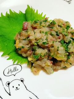 アジのなめろう-レシピのメイン写真