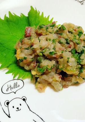 アジのなめろう-レシピのメイン写真