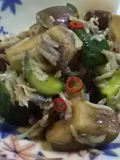 夏野菜としらすの白だし漬け-レシピのメイン写真