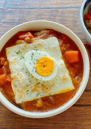 わざとちょっと残したカレーをリメイク-レシピのメイン写真