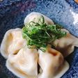 レンジで簡単!ポン酢で食べる冷凍水餃子!