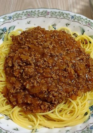 大満足のミートソース-レシピのメイン写真