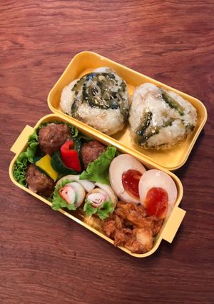 お弁当・・・112佃煮のおにぎり-レシピのメイン写真