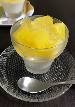 カルピスとパイナップルのゼリー-レシピのメイン写真