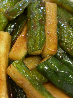 ご飯、おつまみに 胡瓜のキムチの素炒め-レシピのメイン写真