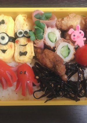 ミニオンのキャラ弁-レシピのメイン写真