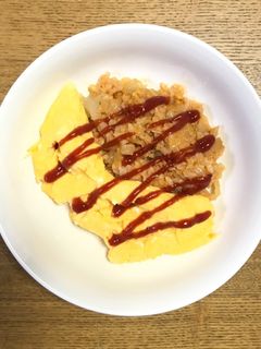 残りご飯で簡単!シーチキンのオムライス-レシピのメイン写真