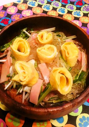 ローリング玉子の\ツルシャキ/中華春雨-レシピのメイン写真