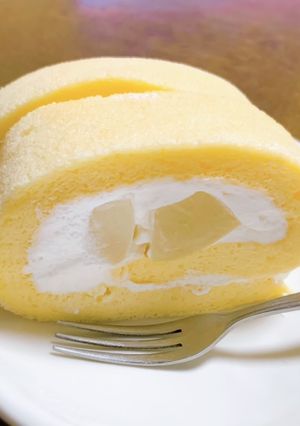 しっとりフワフワロールケーキ✿.*･-レシピのメイン写真