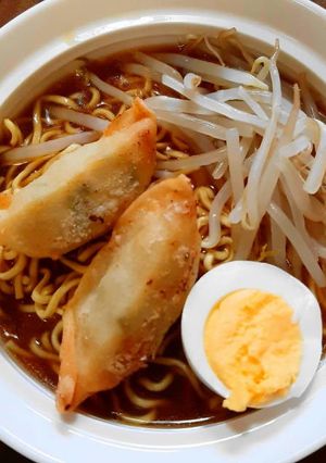 餃子の雪松 絶品揚げ餃子ラーメン-レシピのメイン写真