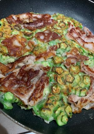 オクラ大量消費☆オクラ焼き-レシピのメイン写真