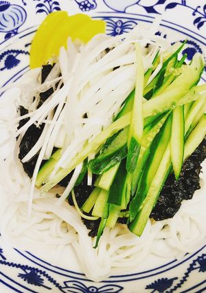 黒ゴマ美味しいジャジャン麺　意外に簡単-レシピのメイン写真