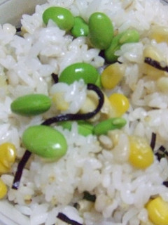 夏のまぜごはん☆枝豆コーン-レシピのメイン写真