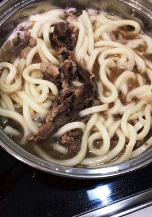 甘辛うどん-レシピのメイン写真