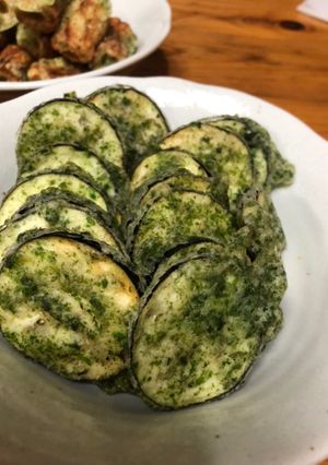 薄切りナスの磯辺揚げ-レシピのメイン写真