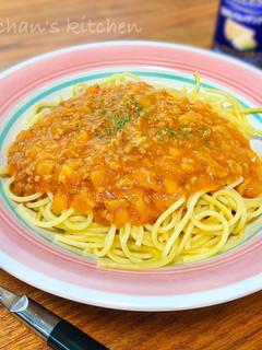 市販のミートソースにひと手間!で大変身♡-レシピのメイン写真