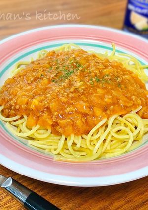 市販のミートソースにひと手間！で大変身♡-レシピのメイン写真