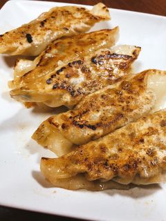 合い挽き肉で焼き餃子☆-レシピのメイン写真