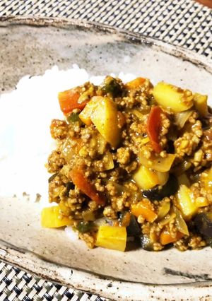 野菜たっぷりドライカレー-レシピのメイン写真