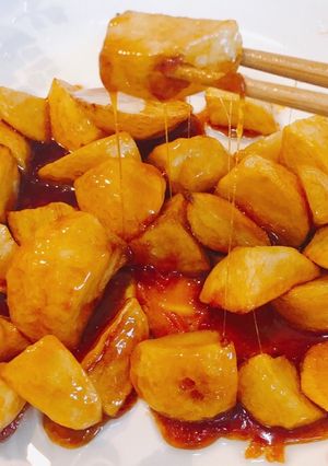 拔丝土豆（砂糖かけじゃがいも）中華料理-レシピのメイン写真