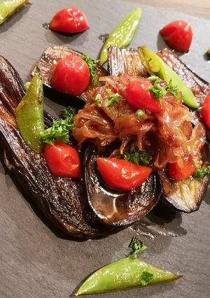 ナスのロースト　アルページュ風-レシピのメイン写真