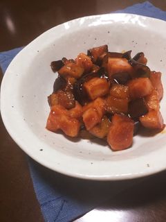 お弁当にも♪簡単!なすのケチャップ炒め-レシピのメイン写真