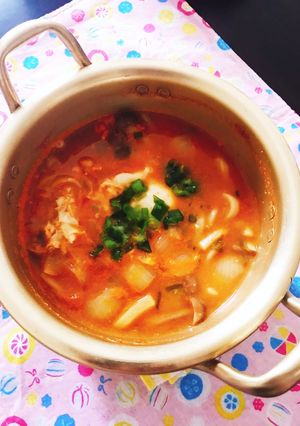 味噌チゲスープ-レシピのメイン写真