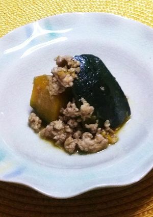 【フライパンで作る】南瓜のそぼろ煮-レシピのメイン写真