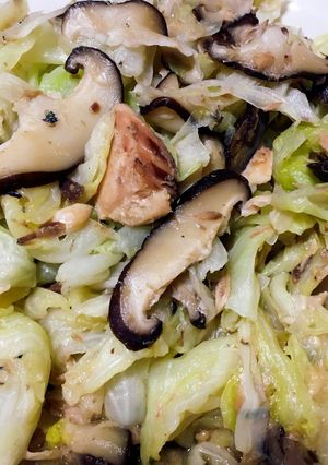 鯖とキャベツと椎茸の柚子胡椒仕立て-レシピのメイン写真