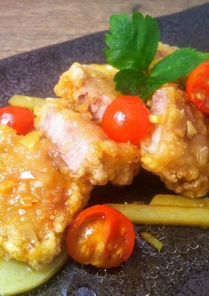 豚肉の油淋鶏風-レシピのメイン写真