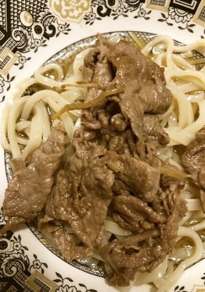 肉うどん-レシピのメイン写真